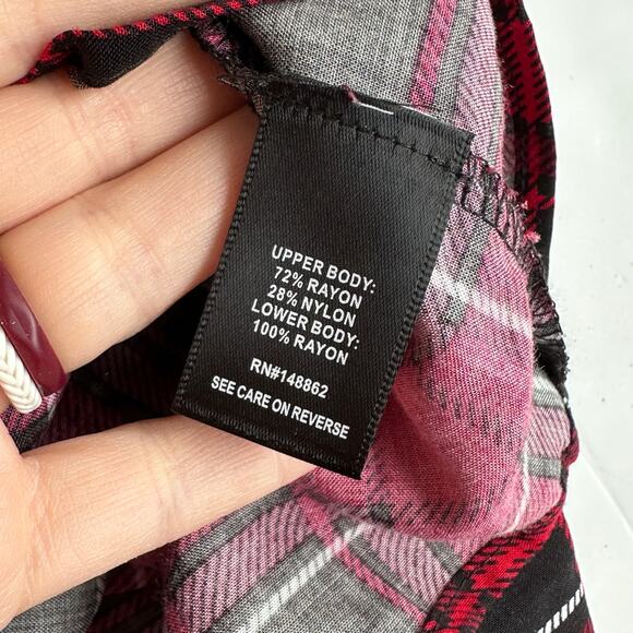 Torrid Black Sweater Dress with Tartan Plaid Skirt - Picture 3 of 9